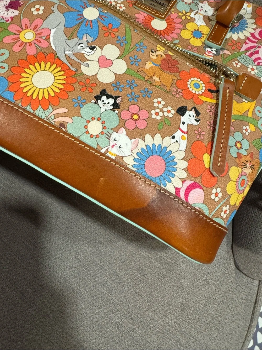 Dooney & Bourke Disney Pets Leather Satchel and Matching Wallet